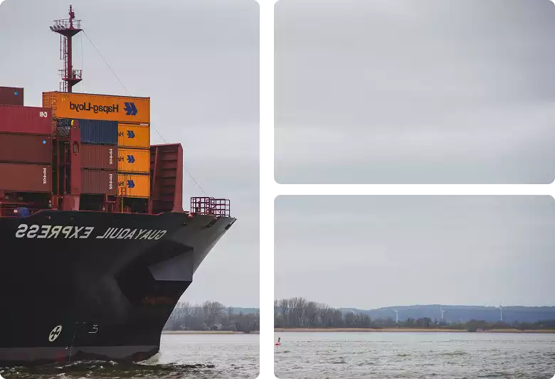 Ship in water